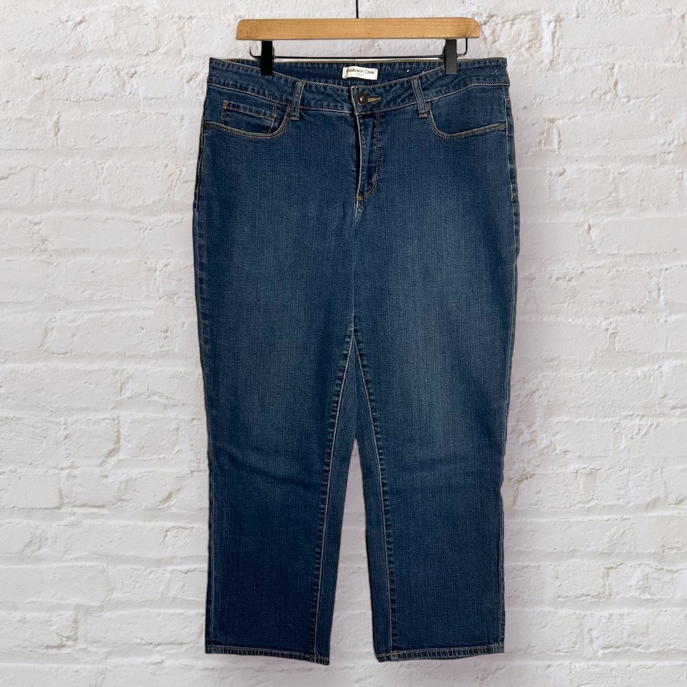 Coldwater Creek Denim Capri Pants Size 14